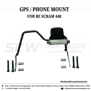 CUSTOM GPS / MOBILE MOUNT FOR RE SCRAM 440