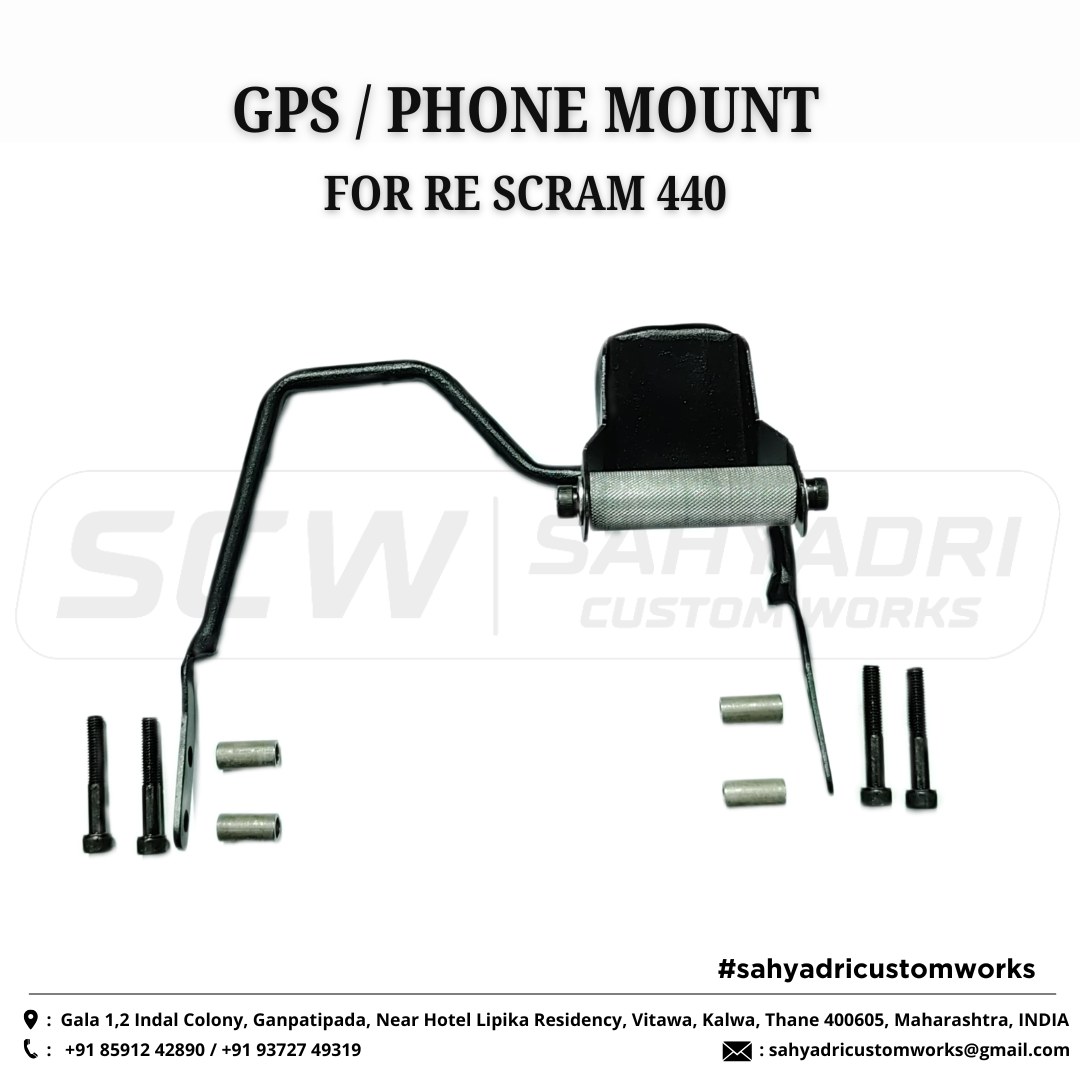 CUSTOM GPS / MOBILE MOUNT FOR RE SCRAM 440