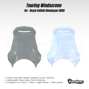 TOURING WINDSCREEN for For Royal Enfield Himalayan 411 (navigation meter) (BS6) (2022+ models)