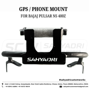 CUSTOM GPS / MOBILE MOUNT SYSTEM for BAJAJ PULSAR NS 400Z