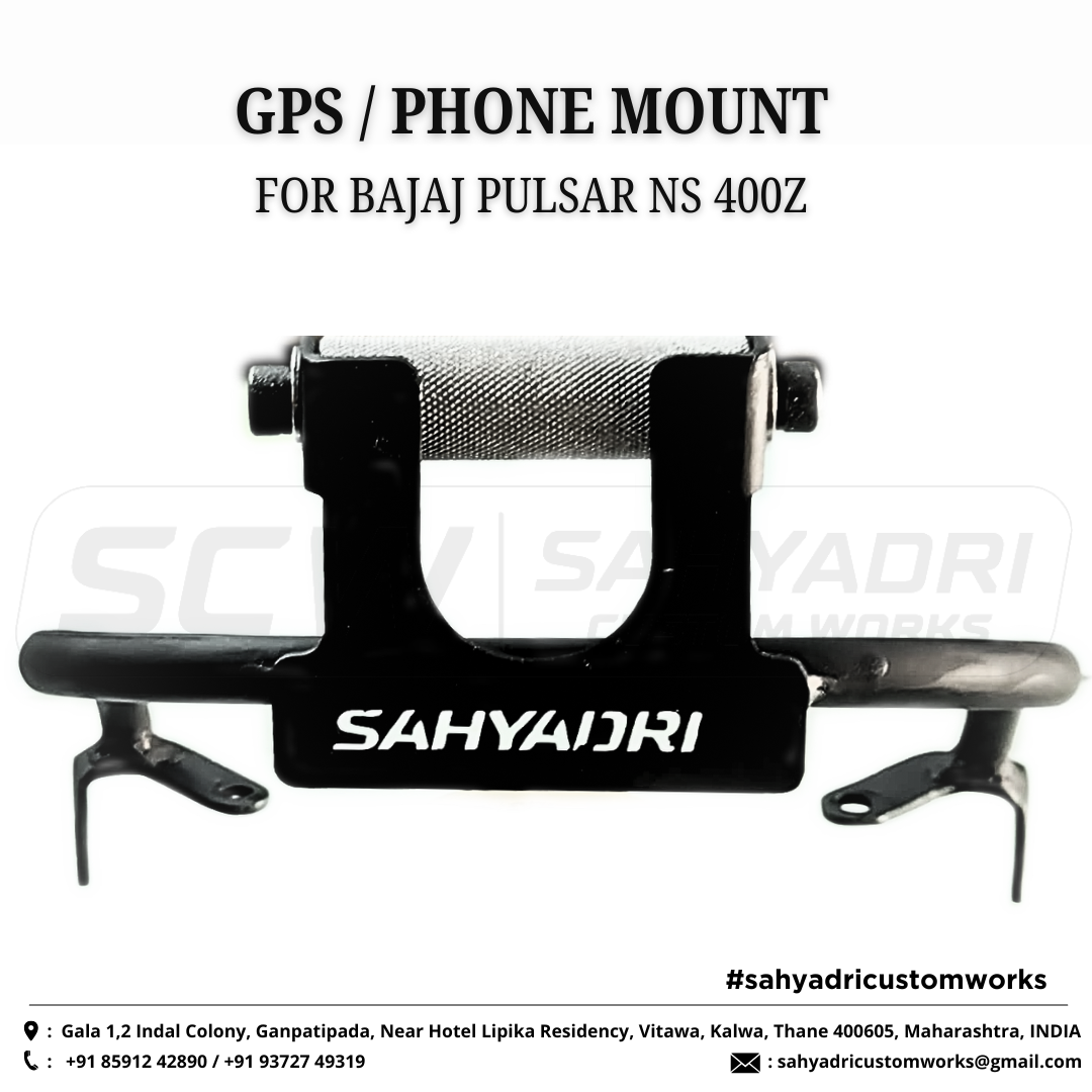 CUSTOM GPS / MOBILE MOUNT SYSTEM for BAJAJ PULSAR NS 400Z