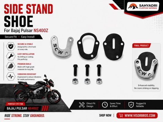 SIDE STAND EXTENSION SYSTEM for BAJAJ PULSAR NS 400Z