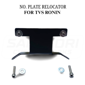 FRONT NO. PLATE RELOCATING BRACKET for TVS RONIN